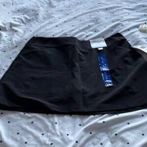 Greg Norman Collection Black Mini Skort NWT sz L